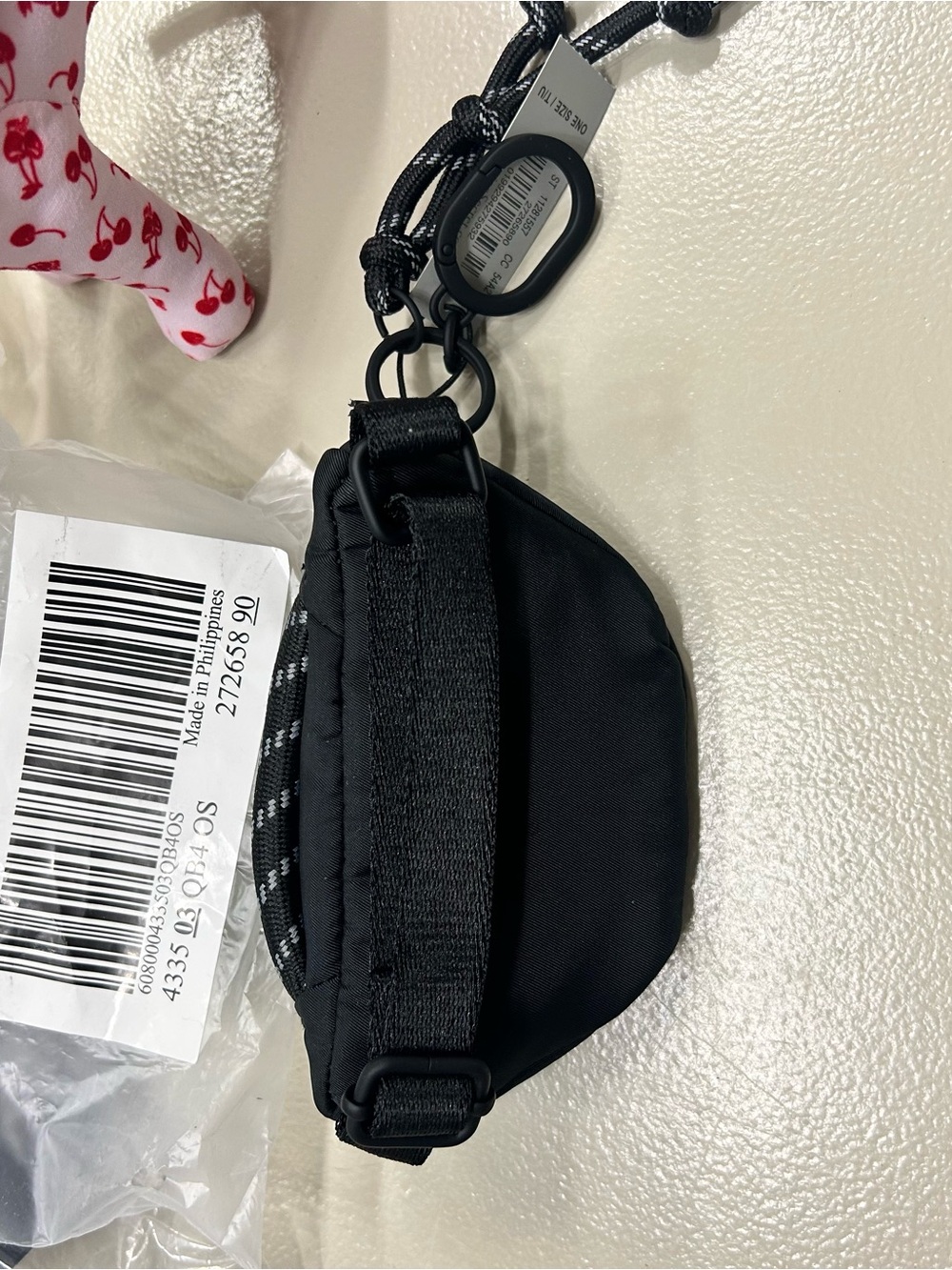 Victoria’s Secret Hat & charm mini bag black NWT Hat $29 charm $19 2 items - Picture 8 of 14